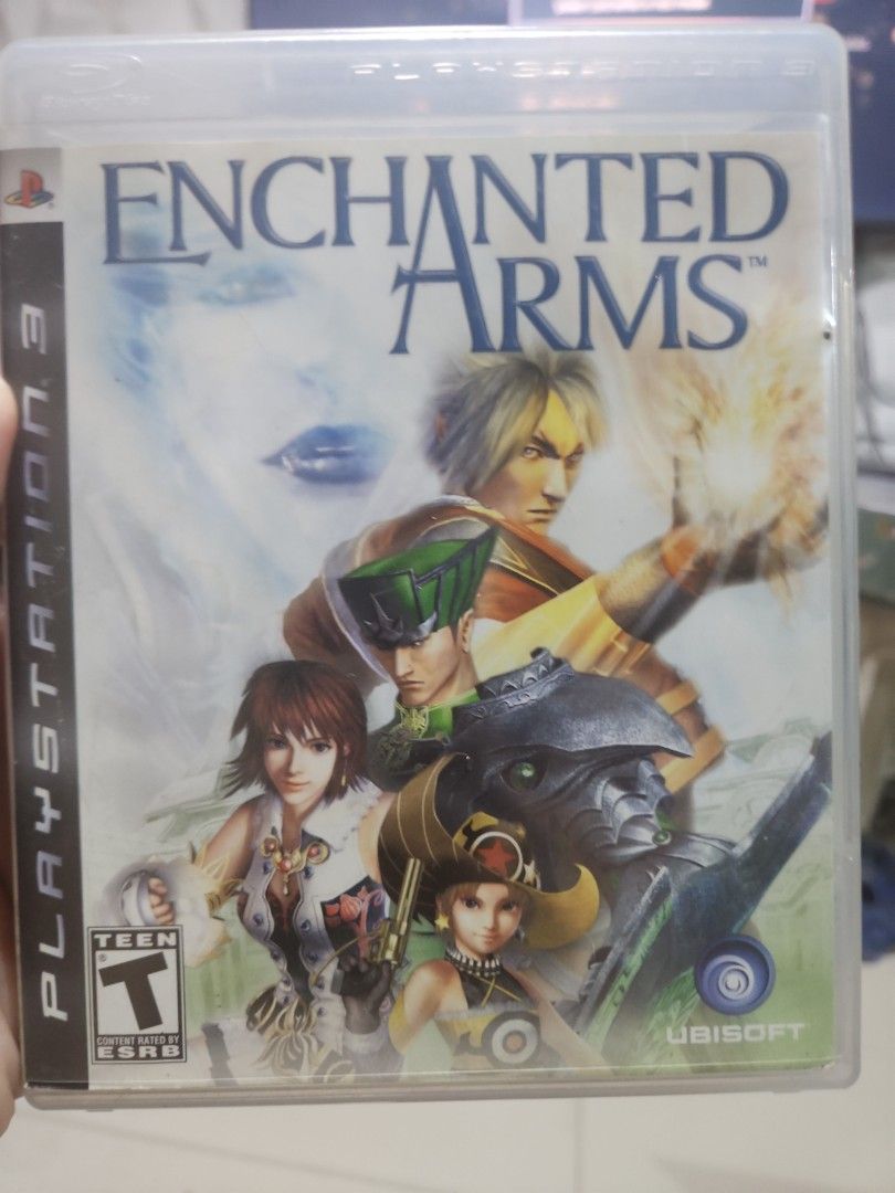 Enchanted Arms PS3 Game (Category: PlayStation) located in Quezon City. Submitted by gwift (Listing ID 1463971746, Image 1). Description: - Enchanted Arms for PlayStation 3 - Genre: Role-Playing Game (RPG) - Disc condition: Good - Includes original case and manual - Ready for a new owner to enjoy! - selling rare playstation 3 game price based on gameye app or ebay sold listings. x55 tested working check other rare ps3 games posted. will give a 5%