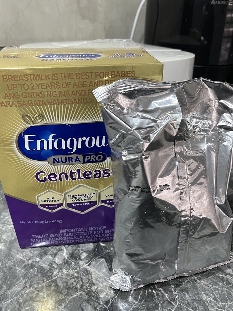 Enfagrow A+ Gentlease 1-3yo (Category: Breastfeeding & Bottle Feeding) located in Manila. Submitted by athenuhhhh (Listing ID 1464010615, Image 2). Description: 1 unopened pack with box. Free nalang the opened pack if you prefer too. RFS: shifted to formula from bfeeding but my toddler doesn’t like formula milk. Bought for ₱1,600+ at SM Hypermarket (receipt not found).