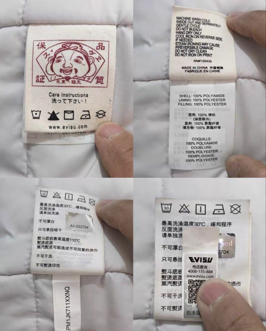 Evisu jacket (Category: Coats, Jackets and Outerwear) located in Singapore. Submitted by sgdenim (Listing ID 1464051265, Image 7). Description: Chest 136 shoulder 56 sleeve 69 length 78 Paynow for free delivery or pay to carousell for guarantee you get item Receive in 10-15days.