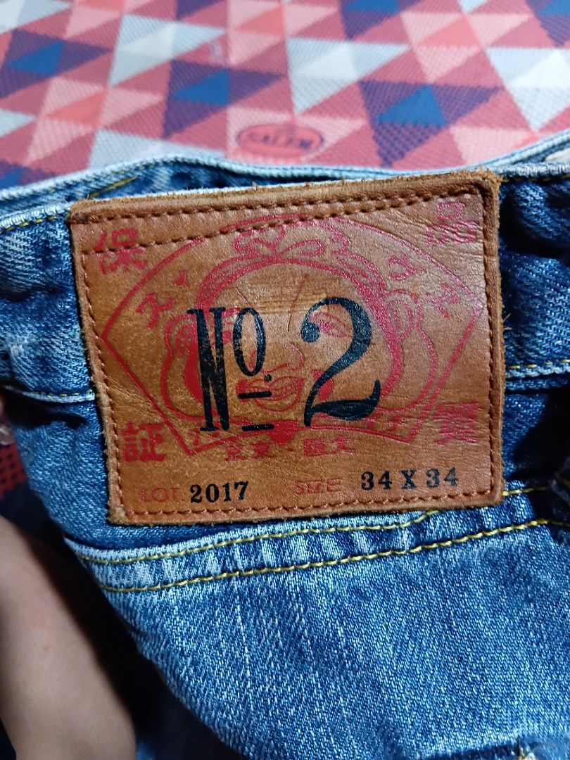 Evisu osaka japan size 34 x 34 (Category: Jeans) located in General Mariano Alvarez. Submitted by adonid (Listing ID 1463991756, Image 3). Description: Evisu osaka japan Lot 2017 size 34 x 34 original evisu very good condition .