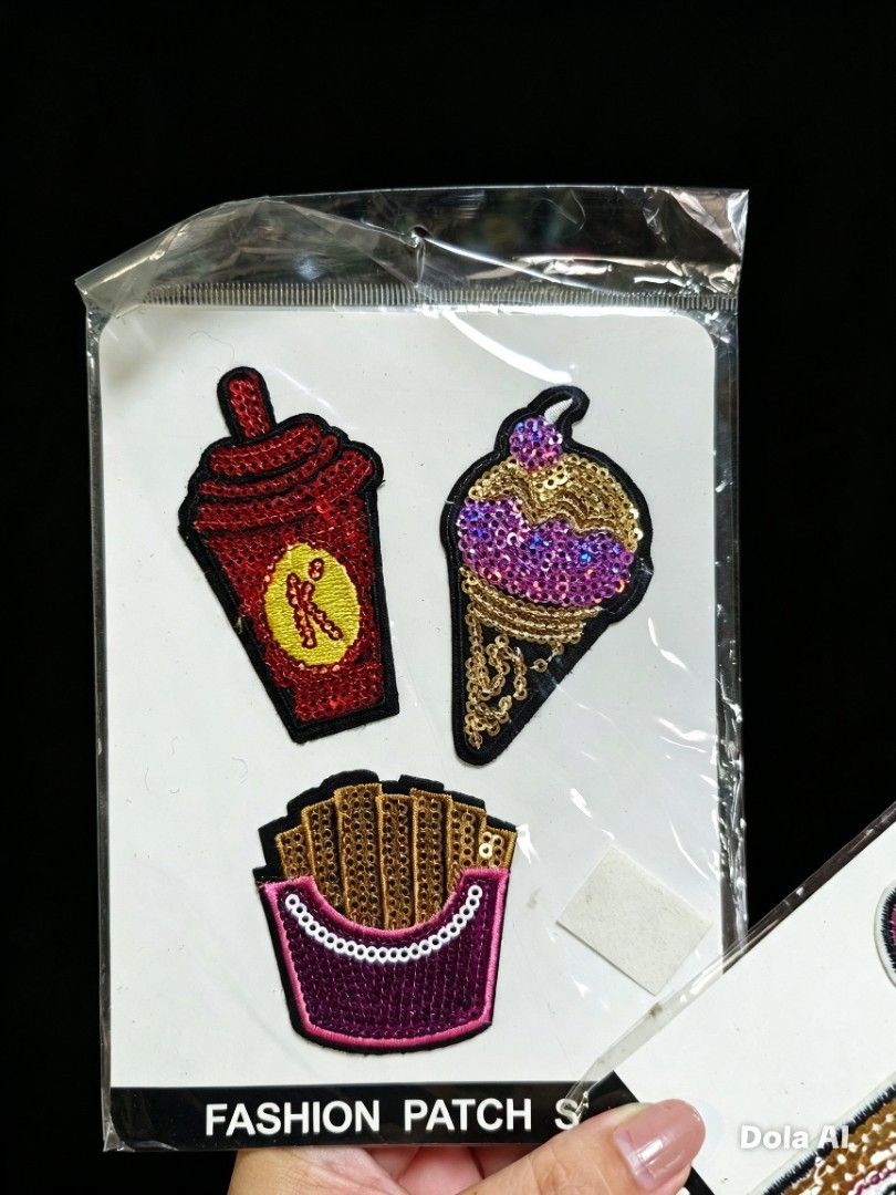 Fashion Clothes Patches (Category: Other Accessories) located in Makati City. Submitted by khrizaccessories (Listing ID 1463968512, Image 3). Description: 3pcs patches per pack choose your type.