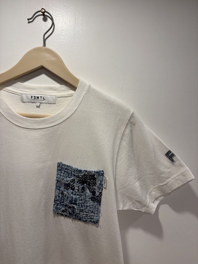 FDMTL Indigo Boro Pocket Tee 🎌🎌🎌 (Category: Tshirts & Polo Shirts ) located in Bacolod City. Submitted by moboandmoga (Listing ID 1464024913, Image 3). Description: FDMTL Indigo Boro Pocket Tee 🎌🎌🎌 Size: Small frame Excellent Condition (Sizing info) Width: 18 inches Length: 25”.