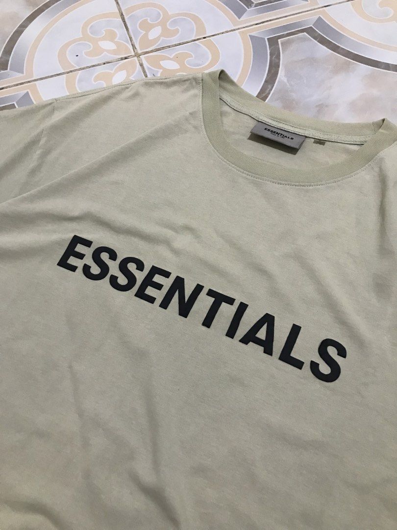 Fear of God Essentials Shirt (Category: Tshirts & Polo Shirts ) located in Manila. Submitted by buds.thrift (Listing ID 1463967262, Image 2). Description: Fear of God Essentials Shirt Dimes:23x30 Cr:9.5/10 Good Condition! Dm for details!🔥.