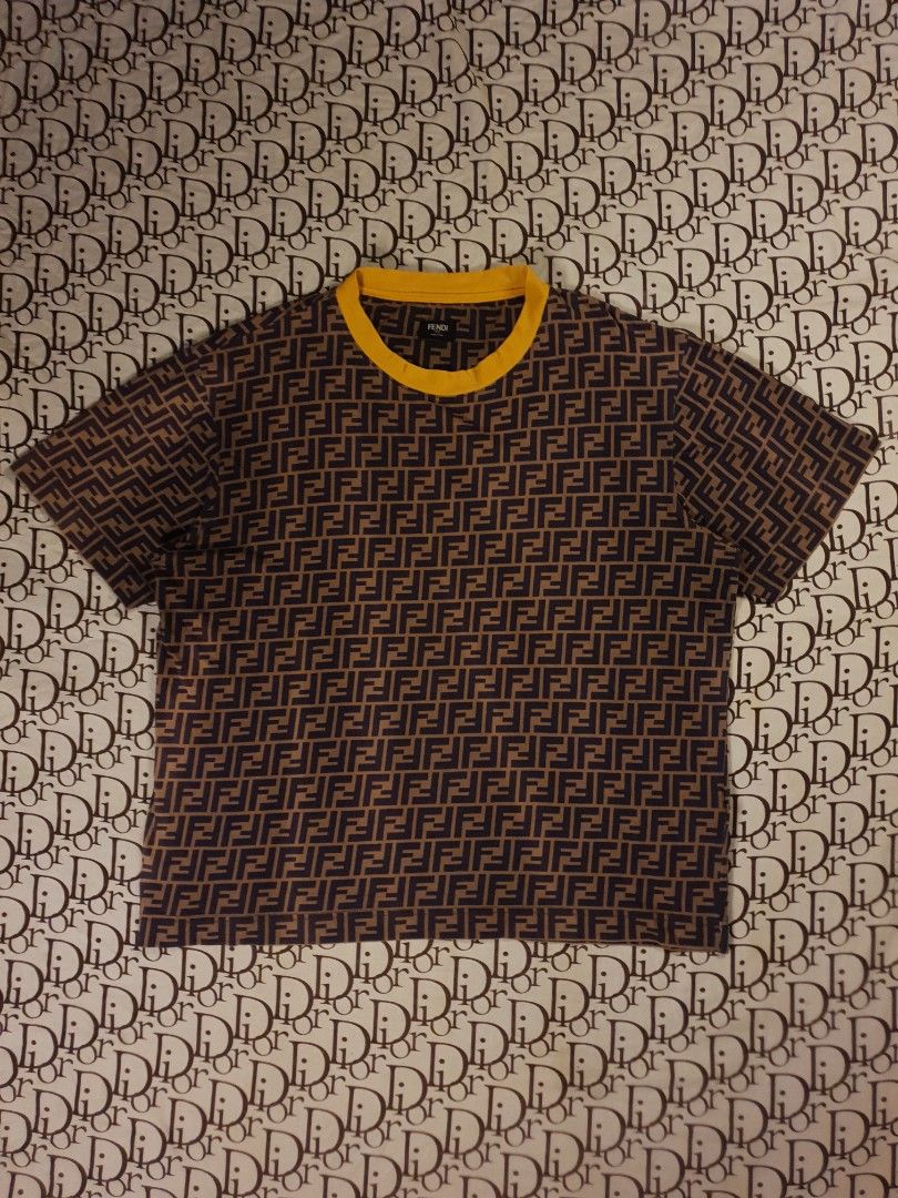Fendi monogram aop (Category: Tshirts & Polo Shirts ) located in San Fernando. Submitted by retro.district. (Listing ID 1464120579, Image 1). Description: - Fendi AOP Monogram - Size: XL - Condition: Good - no issue - Color Rate: 9.5/10.