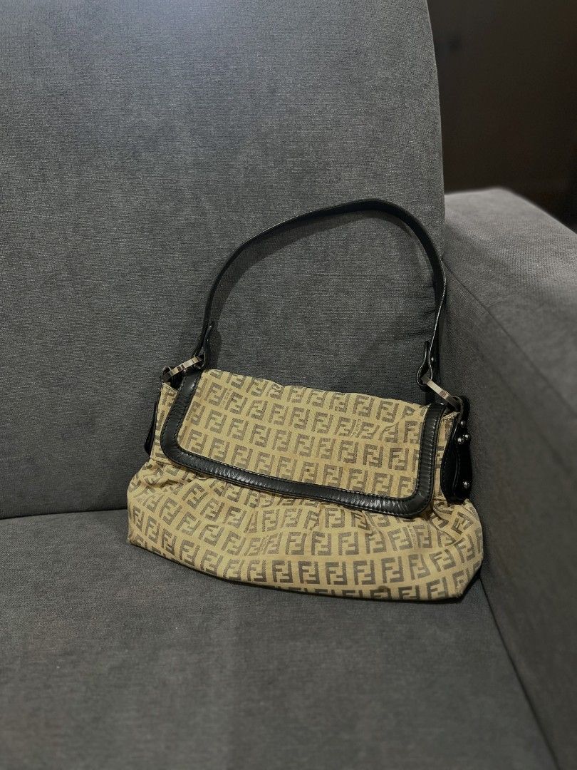 Fendi Zucca Small Chef (Category: Luxury Bags & Wallets) located in Manila. Submitted by iluvc4ts_ (Listing ID 1464056991, Image 1). Description: Fendi Zucca Small Chef 🔥 ₱14,500 / $232 Slightly Negotiable!! Can do meet up sa malapit, South Caloocan Loc / Makati Area. Mode of Shipping: J&t, Lalamove, or Lbc para sa mga malalayo. Shipping fee is shouldered by the buyer. Thaankyouuu!! ❤️ We offer 100% authentic items. All items are sold as-is with