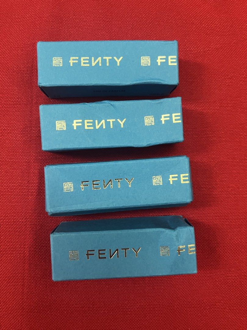 FENTY VIAL EAU DE PERFUME (Category: Fragrance & Deodorants) located in Manila. Submitted by luxeclassyshop (Listing ID 1464004460, Image 1). Description: Damage box Upi lng box 2ml each vial Original.