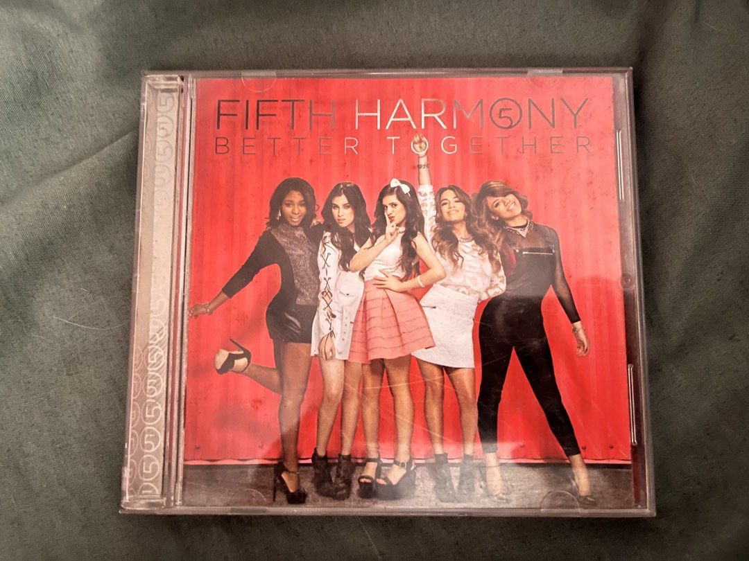Fifth Harmony Better Together CD (Category: CDs & DVDs) located in Manila. Submitted by alexeikaramazov (Listing ID 1463997559, Image 1). Description: - Fifth Harmony's 'Better Together' CD - Includes hit songs: 'Don't Wanna Dance Alone', 'Miss Movin' On', 'Better Together', 'Who Are You', and 'Leave My Heart Out Of This' - Perfect for any Fifth Harmony fan!.