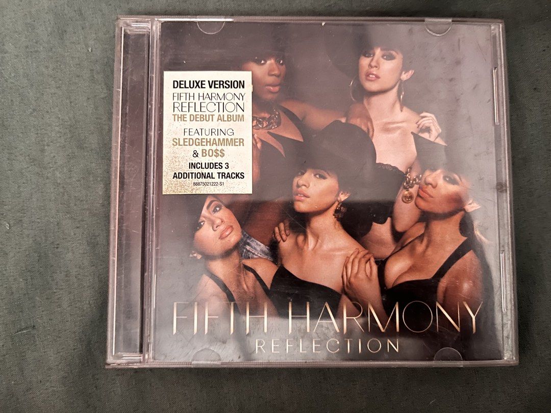 Fifth Harmony Reflection Deluxe Edition CD (Category: CDs & DVDs) located in Manila. Submitted by alexeikaramazov (Listing ID 1463997595, Image 1). Description: - Fifth Harmony's debut album: Reflection - Deluxe Edition - Total of 13 tracks - Includes 3 bonus songs - Features hit singles 'Sledgehammer' and 'Boss'.