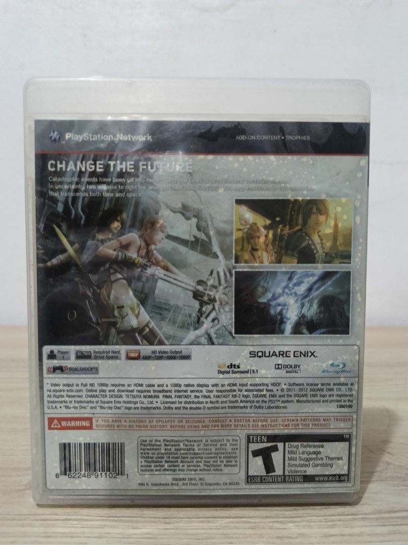 Final Fantasy XIII-2 (Category: PlayStation) located in Cavite. Submitted by bodega_ni_kiks11 (Listing ID 1464010878, Image 2). Description: PS3 Games Decluttering Sale For Sale ₱250 each Makikinis pa po mga Disc Location - Greengate Homes, Malagasang 2-B, Imus Delivery - Lalamove or J&T Express Mode of payment - Gcash Payment 1st, No Reservation Thank you.