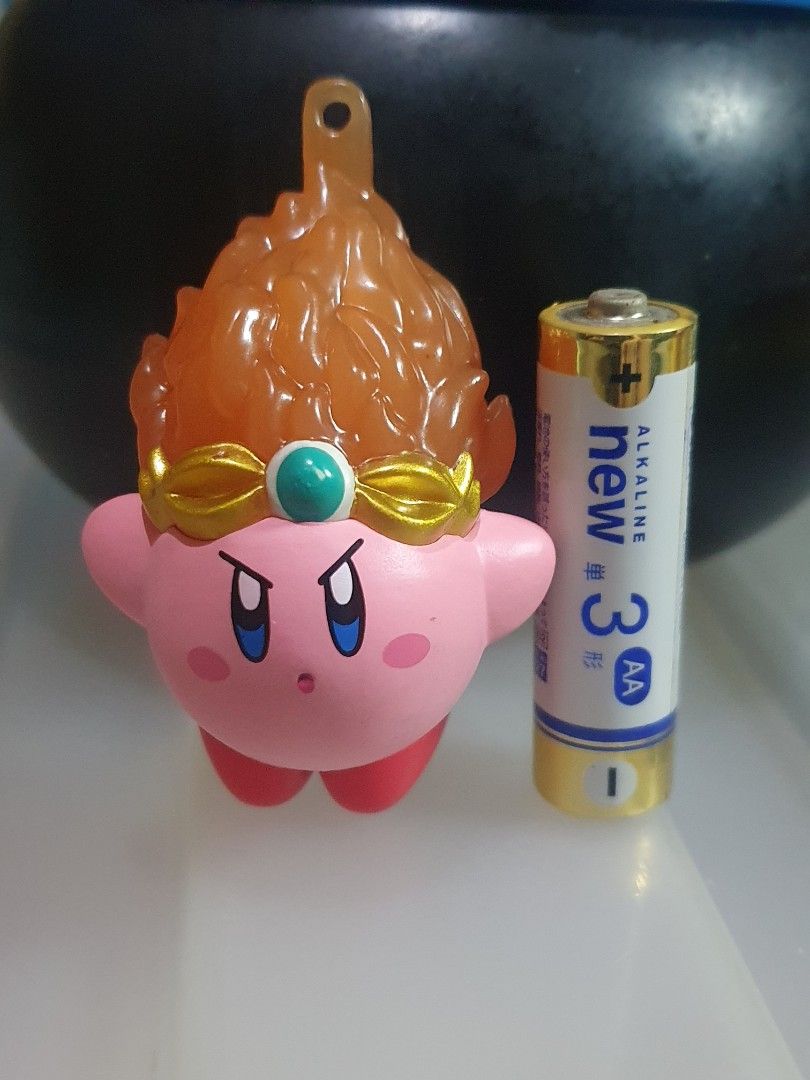 Fire Kirby Copy Ability charm (Category: Character Goods) located in Quezon City. Submitted by collectionneursonline88 (Listing ID 1463964893, Image 1). Description: - Adorable pink Kirby charm with red cheeks and blue eyes. - Comes with a translucent orange flame accessory. - Features a loop for easy attachment to bags, keys, or other items. - Perfect for fans of Kirby and cute accessories. 🔄 Meetups Balintawak Camachile 7/11 Quezon City 🛵 Shi