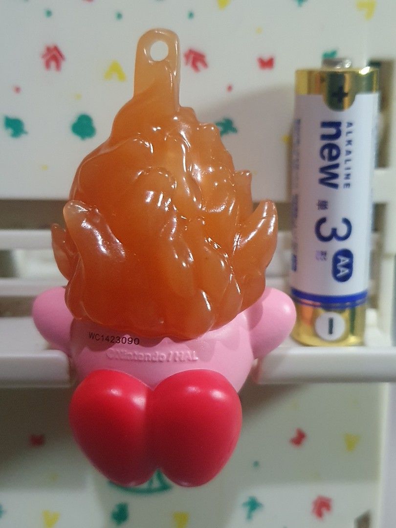 Fire Kirby Copy Ability charm (Category: Character Goods) located in Quezon City. Submitted by collectionneursonline88 (Listing ID 1463964893, Image 3). Description: - Adorable pink Kirby charm with red cheeks and blue eyes. - Comes with a translucent orange flame accessory. - Features a loop for easy attachment to bags, keys, or other items. - Perfect for fans of Kirby and cute accessories. 🔄 Meetups Balintawak Camachile 7/11 Quezon City 🛵 Shi