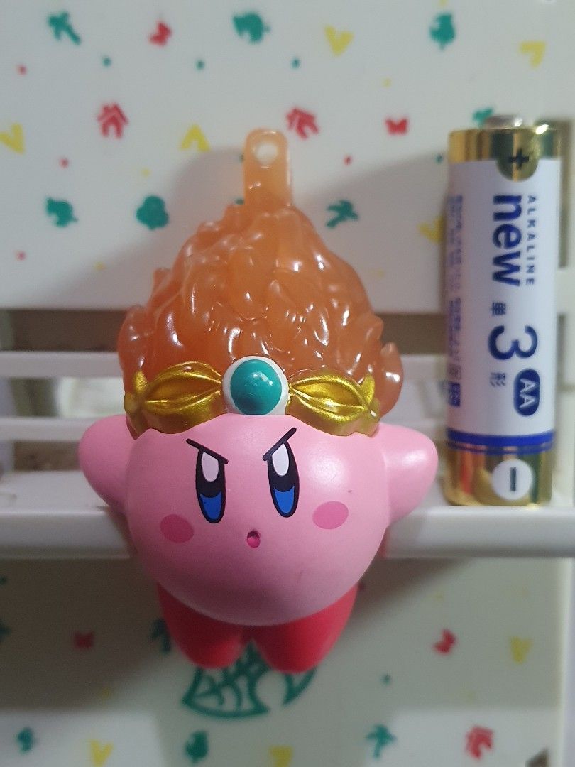 Fire Kirby Copy Ability charm (Category: Character Goods) located in Quezon City. Submitted by collectionneursonline88 (Listing ID 1463964893, Image 2). Description: - Adorable pink Kirby charm with red cheeks and blue eyes. - Comes with a translucent orange flame accessory. - Features a loop for easy attachment to bags, keys, or other items. - Perfect for fans of Kirby and cute accessories. 🔄 Meetups Balintawak Camachile 7/11 Quezon City 🛵 Shi