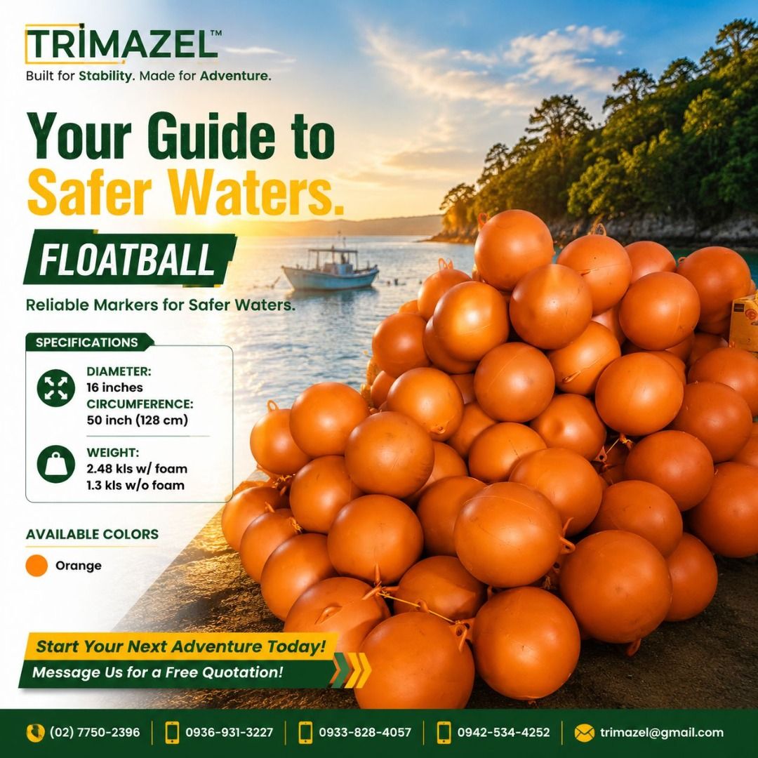 FLOAT BALL (Category: Looking For) located in Caloocan City. Submitted by trzl_liza14 (Listing ID 1463943625, Image 1). Description: ✅ Guaranteed lowest price ✅ Quality products ✅ Big discount for bulk orders ✅ 100% LEGIT TRUSTED SUPPLIER! ✅ With Complete Legal Documents ✅ BIR Registered We Supply All Kinds Of PPE Supplies, Raincoat, Hard Hat, Cooler Box, Plastic Trash Bin, Road Barriers, Kayak Boats, Crystal Kayak, Traffic Cone, T-Bollards & All