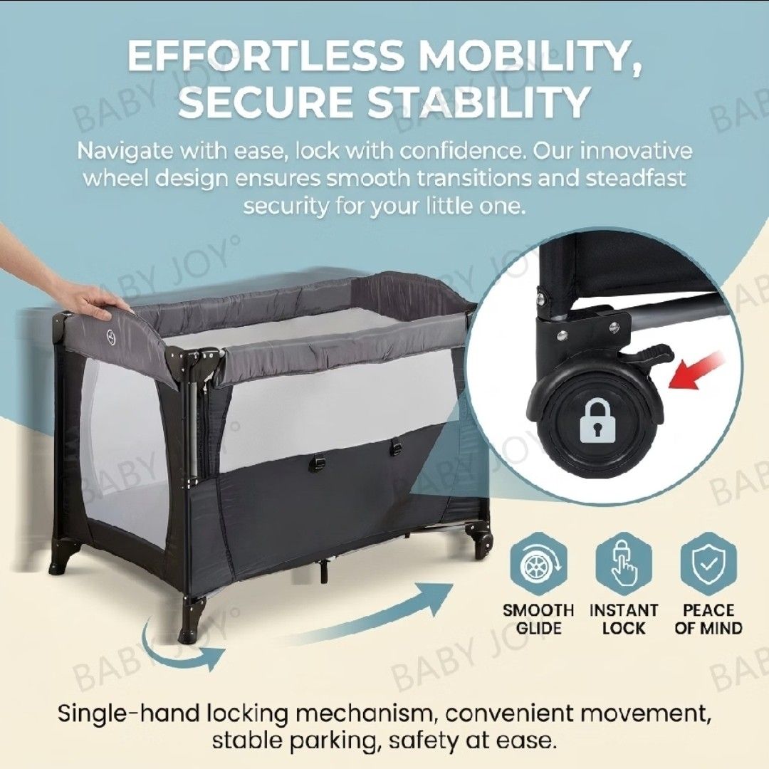 Foldable Co-sleeper Baby Crib and Playpen (Category: Cots & Cribs) located in Makati City. Submitted by thisisanne (Listing ID 1464095919, Image 2). Description: Foldable Co-sleeper Baby Crib and Playpen With mosquito net, changing diaper, storage bag Selling for 1999 only In good condition Decluttering PM for inquiries Shipping fee c/o buyer Pick up Makati.