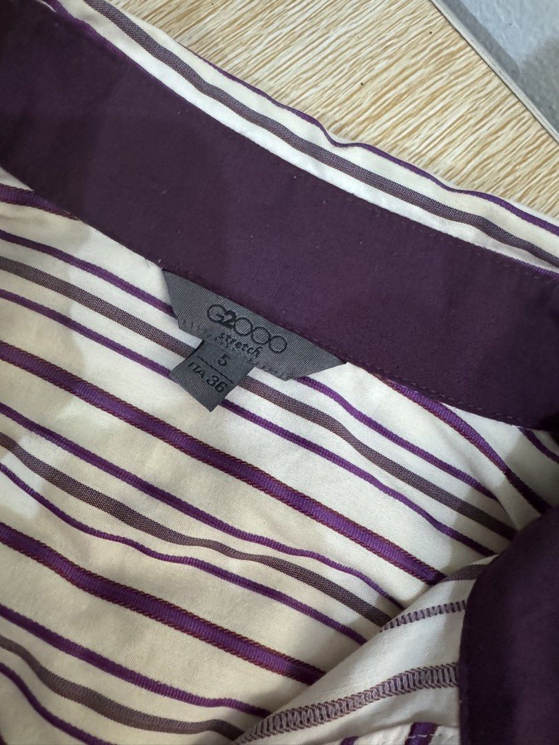 g2000 women’s striped button down polo (Category: Longsleeves) located in Sorsogon. Submitted by julijulia_05 (Listing ID 1464056612, Image 2). Description: s-m, best fit semi medium.