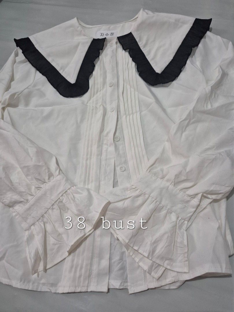 Formal Black And White Skirt Blouse Set (Category: Sets or Coordinates) located in Calamba. Submitted by bb.lace (Listing ID 1464007768, Image 3). Description: no issue.
