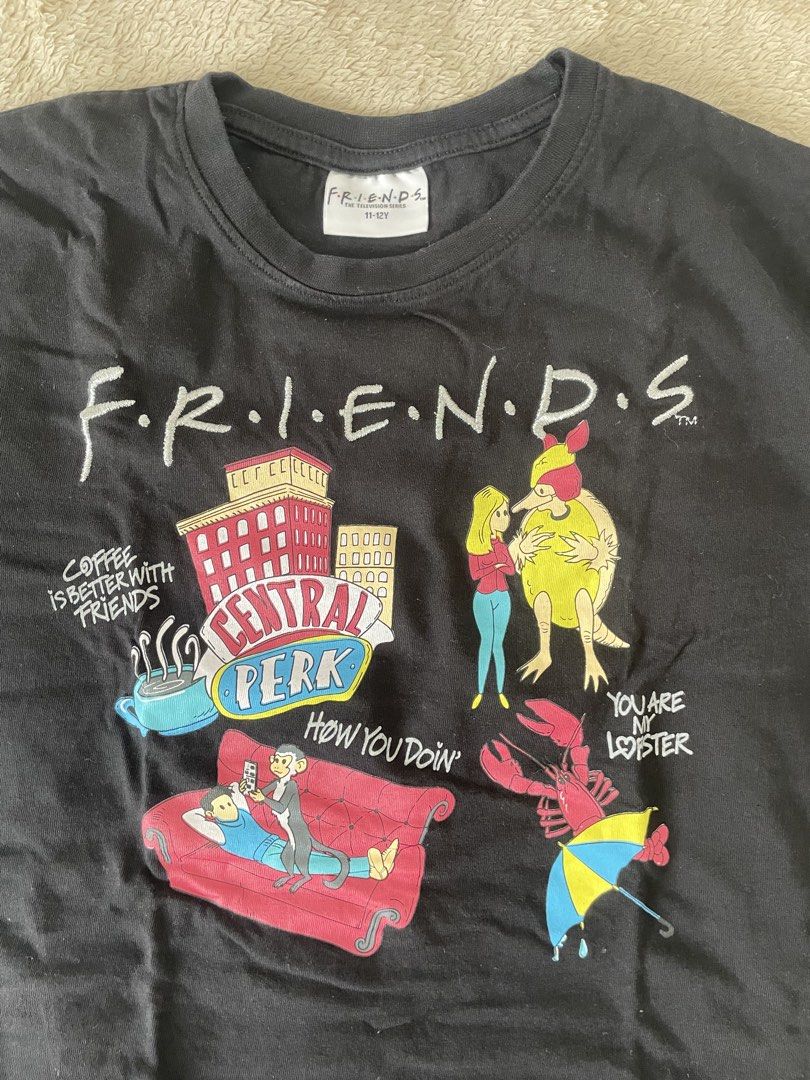 FRIENDS cropped shirt (Category: Shirts) located in Manila. Submitted by jasstazh (Listing ID 1463956080, Image 1). Description: 🛵 Lalamove or Jnt 💸 GCash payment 📦 SF shouldered by buyer.