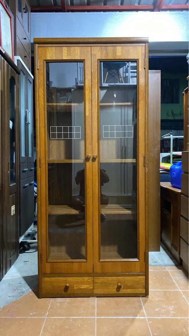 FULL GLASS DISPLAY CABINET‼️ (Category: Announcements) located in Manila. Submitted by nanzkie_2015 (Listing ID 1463981551, Image 1). Description: FULL GLASS DISPLAY CABINET ‼️ L29.5 W15 H68.5 inches 🏷️7,500.