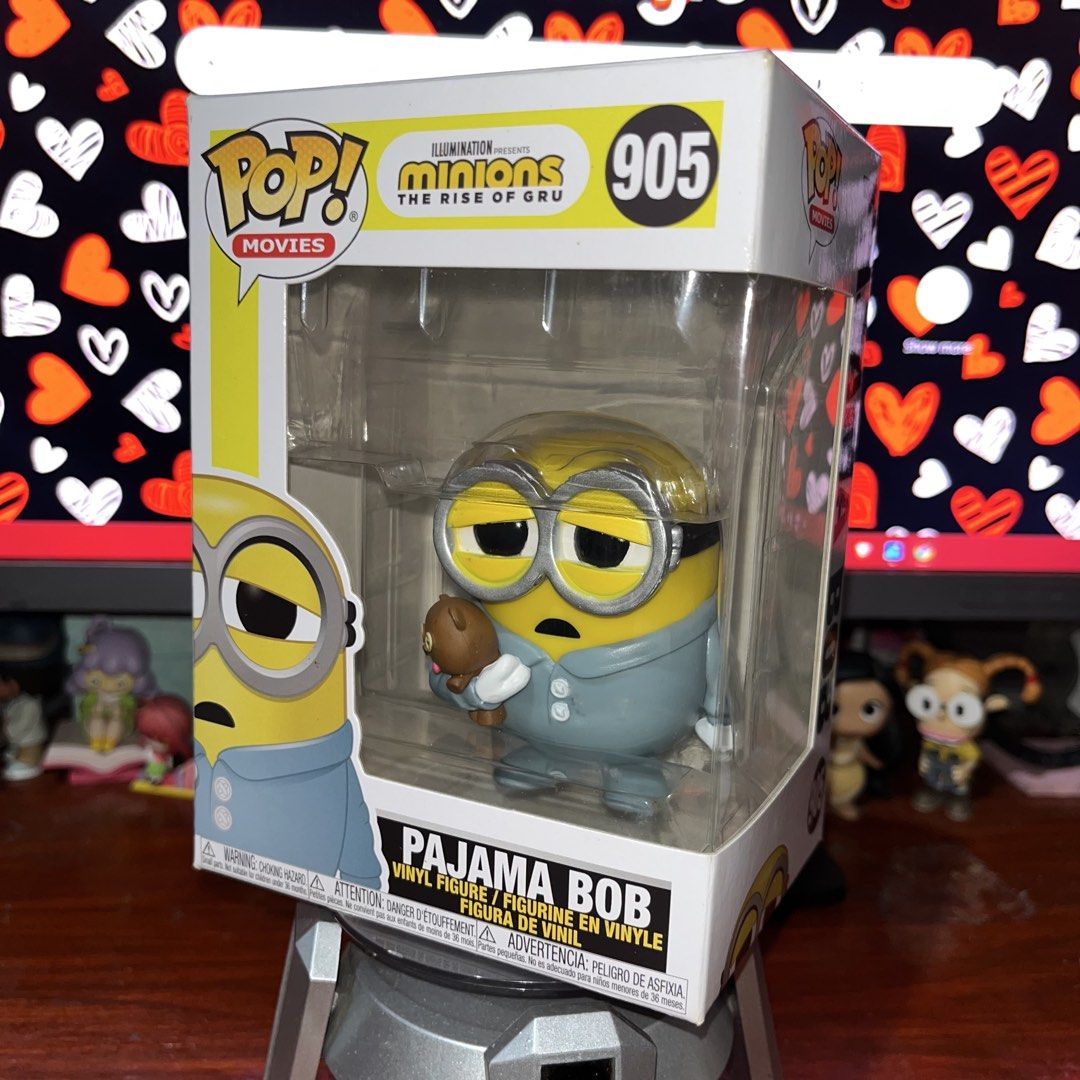 Funko POP! Minions Pajama Bob (Category: Figurines & Statues) located in Manila. Submitted by dadabili (Listing ID 1464028769, Image 1). Description: check pics for box condition. LBC or LALAMOVE ONLY!.