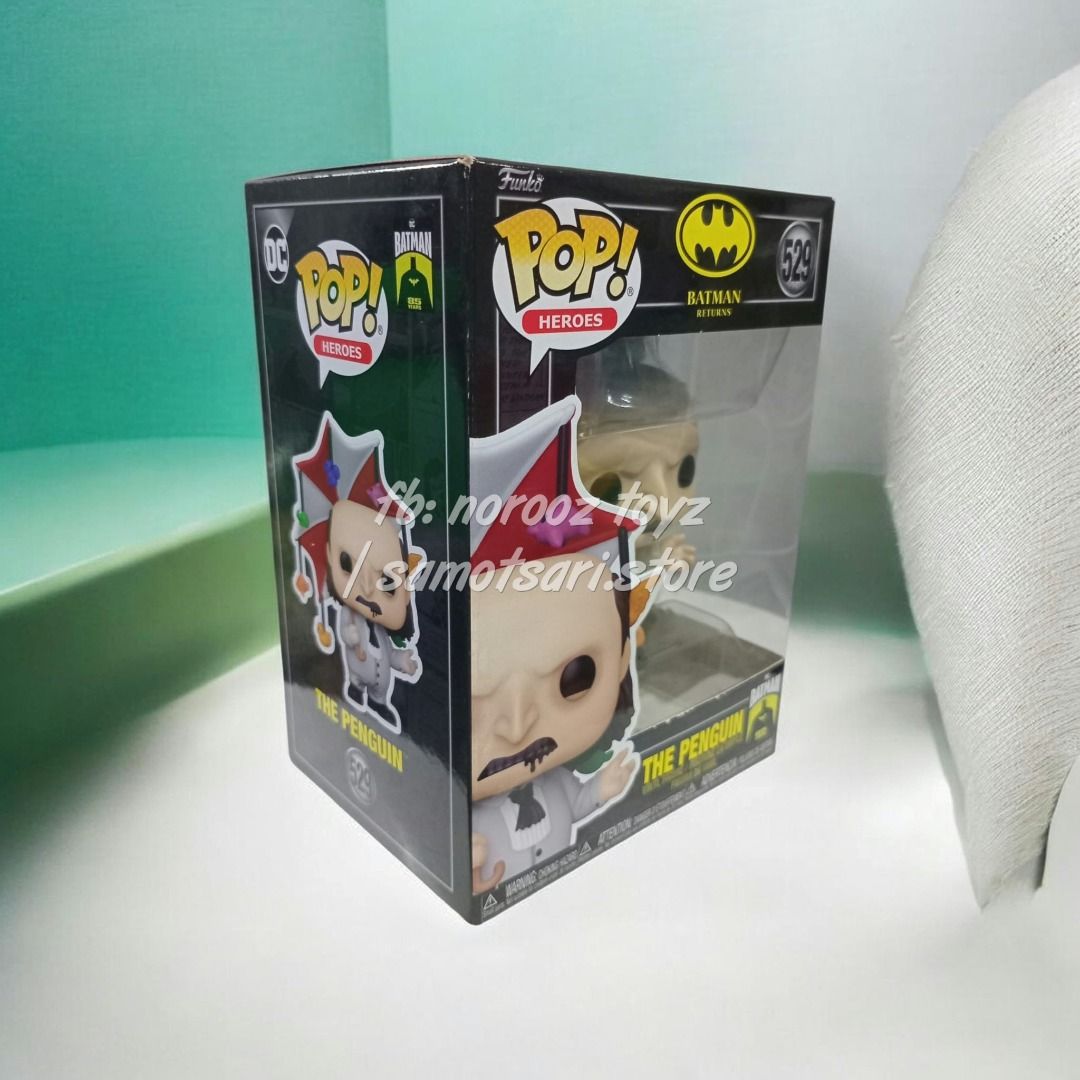Funko Pop The Penguin #529 (Category: Action & Battle Toys) located in Pasig City. Submitted by samotsari.store (Listing ID 1464050269, Image 3). Description: 👀✨ **Kalaban ni Batman: The Penguin 🦇🃏** 🧩 **Funko Pop #529 — The Penguin** 💰 **Direct Buy: ₱350** 📦 **No Protector** / Box Condition: 9/10 📹 **You may request for a video clip for the item's condition.** 📌 **Availability: While supply last** 📩 **PM/DM for direct buy inquiries.** #