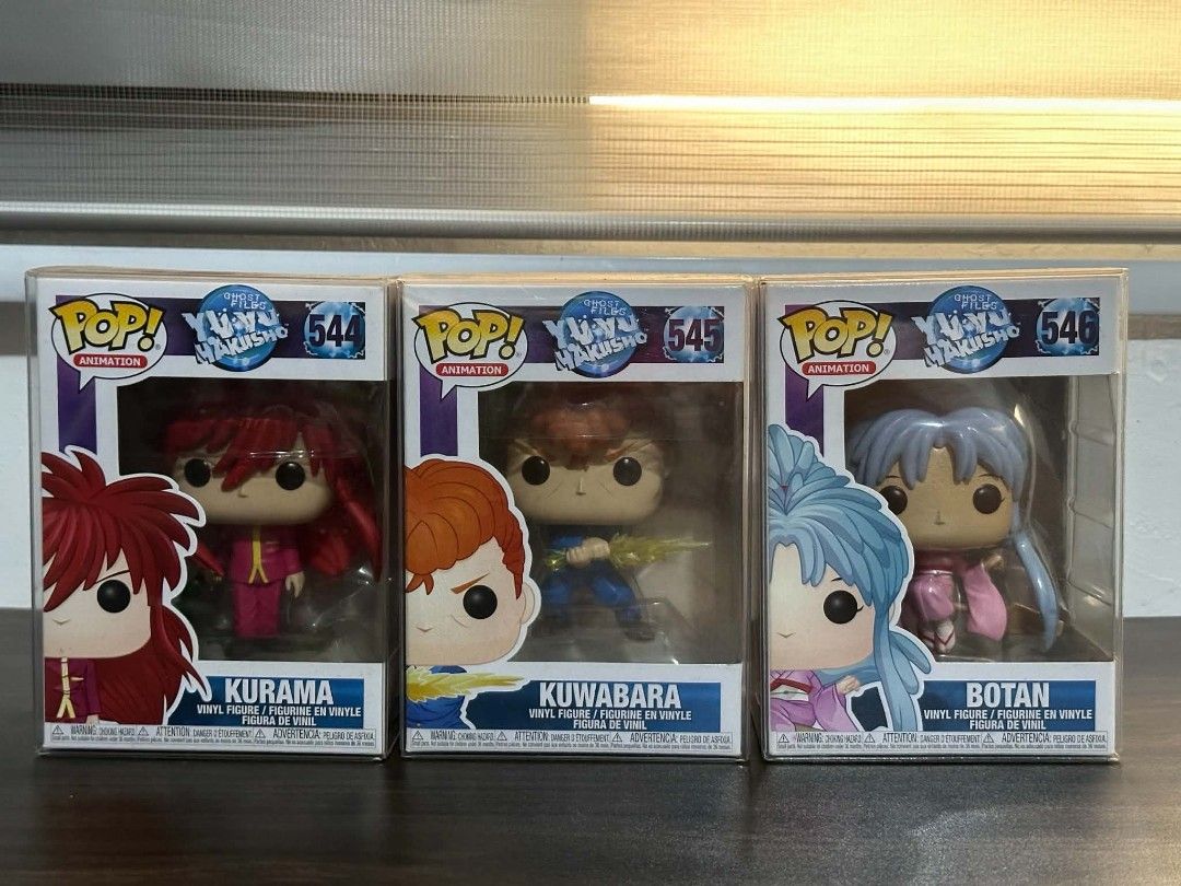 Funko Pop! Yu yu Hakusho Set (Category: Figurines & Statues) located in Quezon City. Submitted by jimtoys2 (Listing ID 1464079043, Image 1). Description: Sold as Set Price - 4000 No Protector Included 📌Location: Project 4 Quezon City 🤝Meetups: Hitop Supermarket Aurora blvd Anonas Lrt 💵Mode of Payment: BDO, BPI, Metrobank, Unionbank, Gcash, Seabank 🚚Shipping: Courier Service App. LBC by sched.