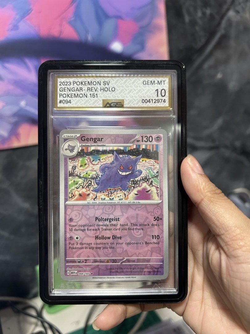Gengar 094/165 Rare (Category: Raw Singles) located in Manila. Submitted by rodelyn_alvarez (Listing ID 1463811497, Image 3). Description: .