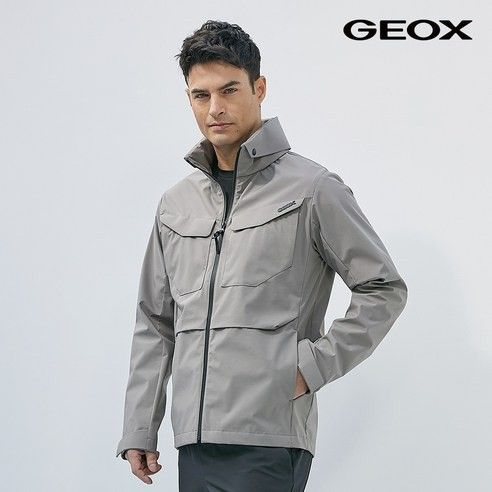 GEOX Grey Jacket XL (Category: Coats, Jackets and Outerwear) located in Valencia. Submitted by cabisaythriftshop (Listing ID 1463986147, Image 1). Description: - Grey GEOX Jacket - Size: XL (Korean 105) - Lightweight material, perfect for layering or as a light shell - Features two chest pockets with flap closures - Includes two side pockets - Full zip front closure Geox Men's G2 Sport 3-Layer Membrane (Waterproof & Moisture-Resistant) Xlarge 28L