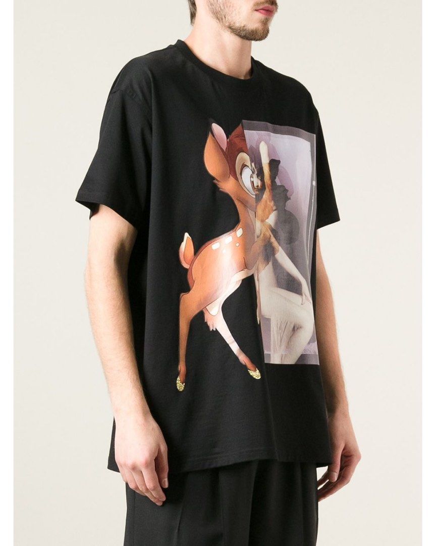 GIVENCHY PARIS X DISNEY BAMBI (Category: Luxury Apparel) located in Solano. Submitted by brokeboyzsupply (Listing ID 1464072764, Image 3). Description: Size: M Width: 18.5 Length: 28.5 Color rate: 9.5/10 Condition: 10/10 Issue/s: None “Color may vary due to lighting”.