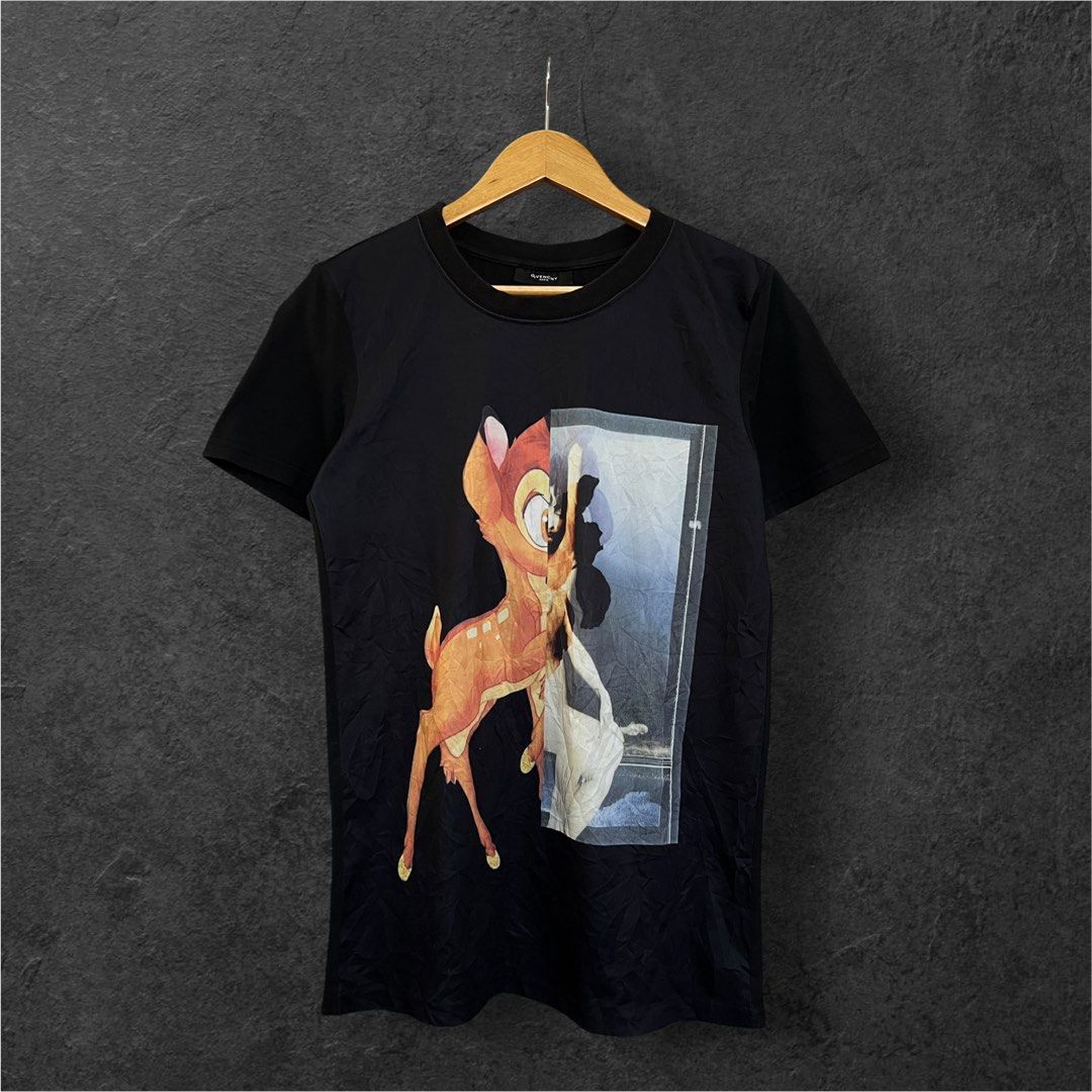 GIVENCHY PARIS X DISNEY BAMBI (Category: Luxury Apparel) located in Solano. Submitted by brokeboyzsupply (Listing ID 1464072764, Image 1). Description: Size: M Width: 18.5 Length: 28.5 Color rate: 9.5/10 Condition: 10/10 Issue/s: None “Color may vary due to lighting”.