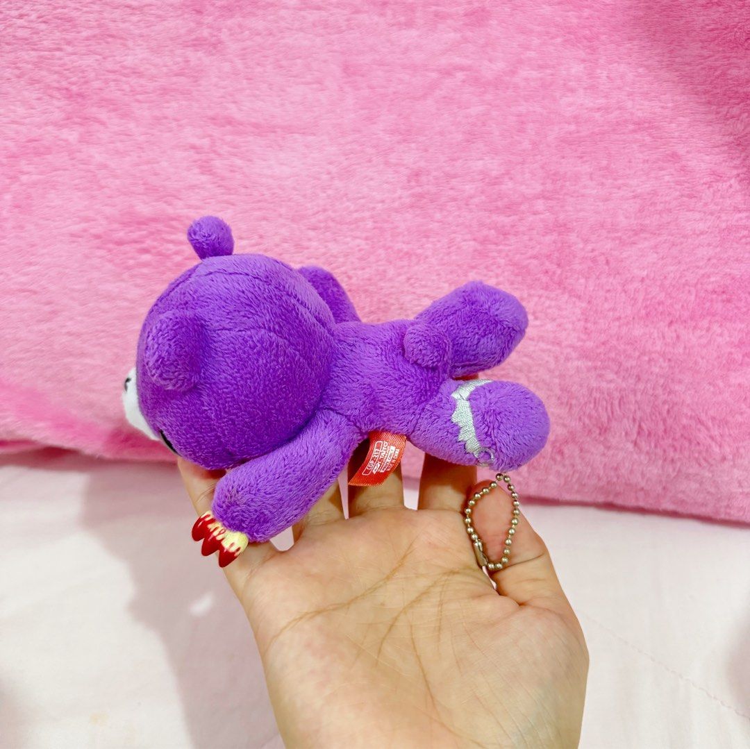 Gloomy Bear Purple Lying CGP-217 charm plush (Category: Plushies & Soft Toys) located in Manila. Submitted by ashyyel_ (Listing ID 1464041403, Image 2). Description: .