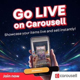 (Category: ) located in . Submitted by carousell_business_my (Listing ID 1463956535, Image 1). Description: .