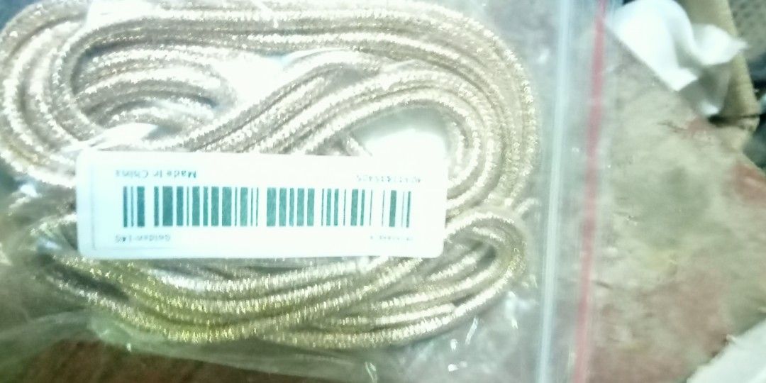 Gold tie garterize and hand cosplay (Category: Everything Else Others) located in Paranaque City. Submitted by dimaguilaa94969 (Listing ID 1464046837, Image 1). Description: pm if int 09260966619.