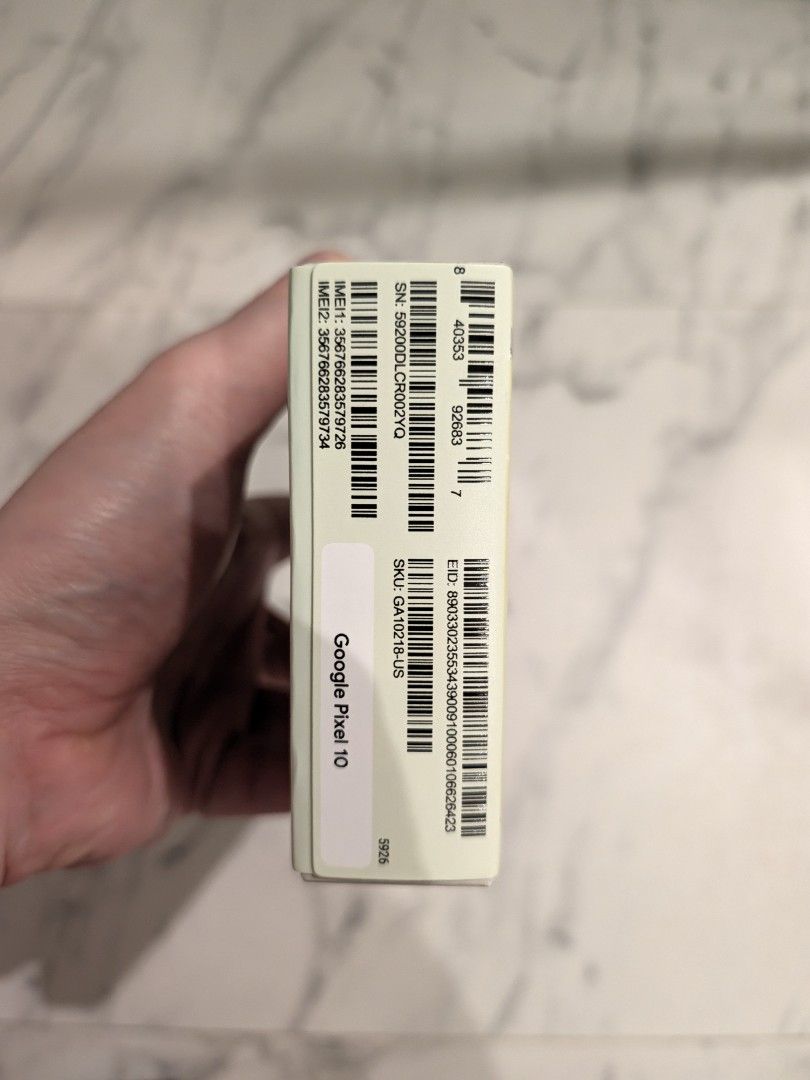 Google Pixel 10 256 GB (Category: Google Pixel) located in Taguig. Submitted by eb989 (Listing ID 1463963894, Image 3). Description: Google Pixel 10 Lemongrass 256 GB original box Free Ringke case, Spigen MagSafe ring RFS: changed phone.