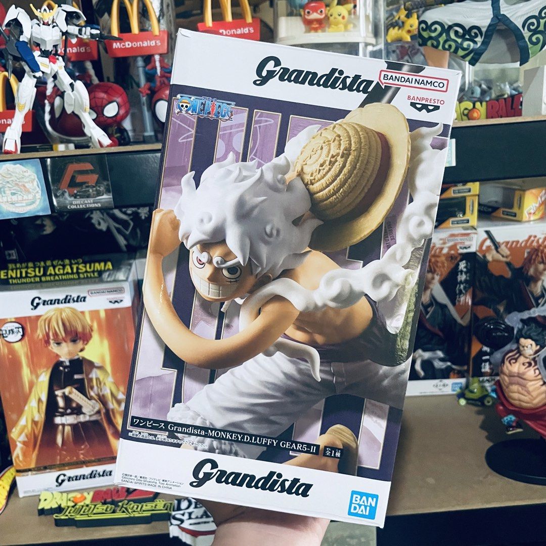 Grandista Luffy Gear 5 (Category: Figurines & Statues) located in Dasmarinas. Submitted by seeaviv (Listing ID 1464063946, Image 1). Description: MIB condition Dasmariñas Cavite Blue app: SapaToys.