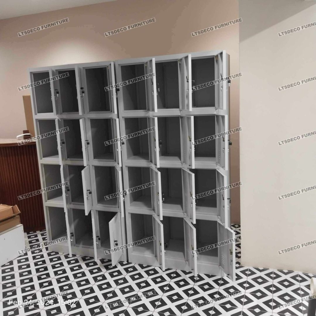 Grey Metal Lockers - 24 Compartments Office partition (Category: Office Furniture & Fixtures) located in Paranaque City. Submitted by alexa_ltsdeco (Listing ID 1464008010, Image 1). Description: For inquiry, Quotation, estimate and orders please call us for faster transaction or kindly send your floor plan layout via email: Look for Ms. Anne -Sale's Executive- 📞 V I B E R NUMBER - 09318363986 📩 Email: roxanne25.ltsdecofurniture(at)gmail.com 🌐 