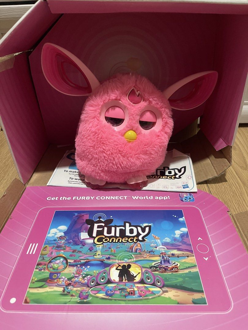 Hasbro Furby Connect Pink Interactive Toy (Category: Interactive Toys) located in Malabon City. Submitted by charlize.ph (Listing ID 1463945297, Image 2). Description: - Pink Furby Connect toy - Connects to the Furby Connect World app - Hatches Furbings, poops surprises, and eats - Watches videos with you - Receives updates - Learns phrases and songs - Requires 4 AA batteries (not included) - Recommended for ages 6+.