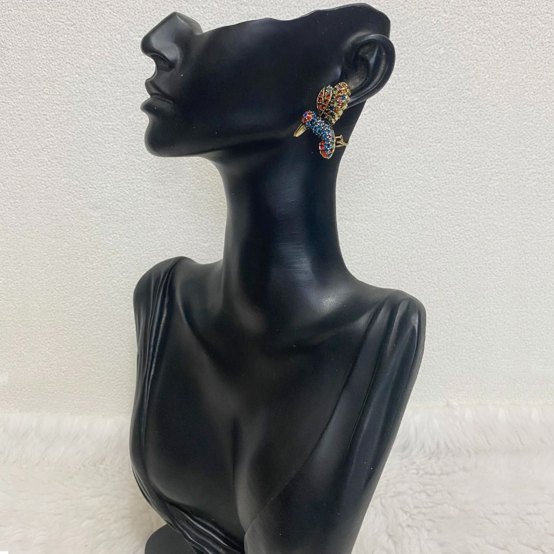 Heidi Daus K9 Multicolor Crystals Ladybug Hummingbird Earrings (Category: Earrings) located in Cebu City. Submitted by posh_avenue888 (Listing ID 1464089953, Image 1). Description: In very good condition. From Japan. 1.60 inches. 100% authentic!!!.