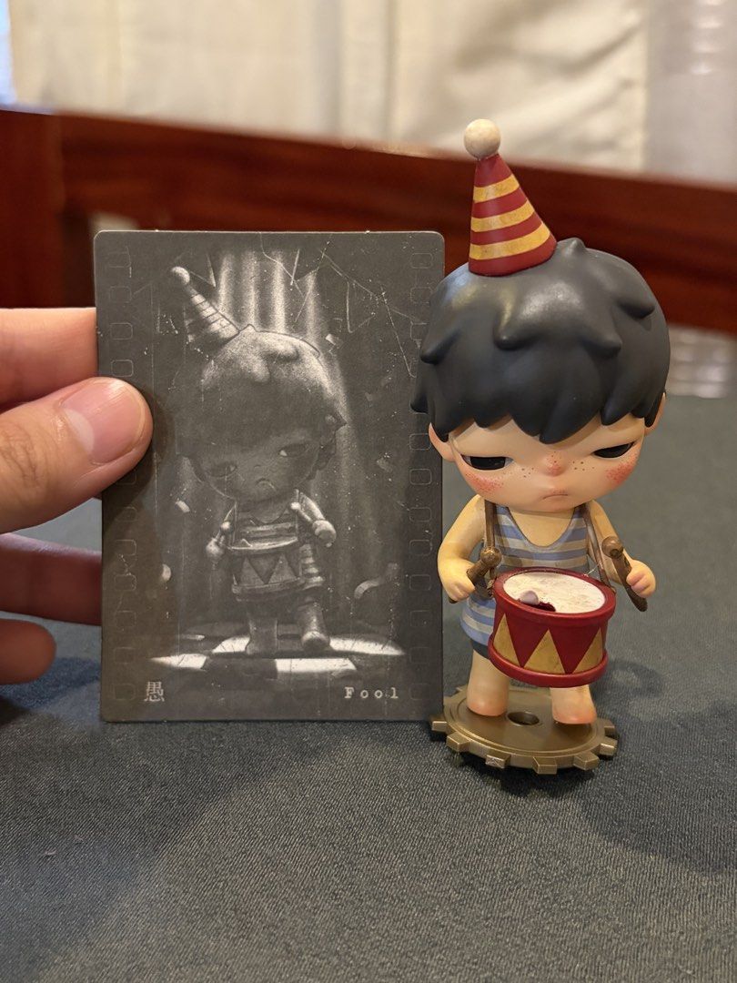 Hirono Fool Mime Series (Category: Designer & Blind Box Toys) located in Pasay City. Submitted by kfnndz (Listing ID 1464026917, Image 1). Description: Hirono Fool - 350 (w/ card, no box) mint condition.