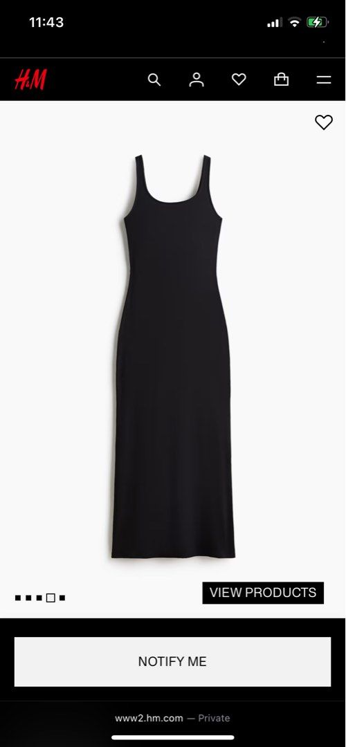 H&M Bodycon Dress (Category: Dresses) located in Santa Rosa. Submitted by closetbykenny (Listing ID 1464084829, Image 1). Description: WORN ONCE IN HK SIZE XS COLOR BLACK MOP: GCASH, BDO & MAYA MOD: J&T/LALAMOVE LOCATION: MANILA.