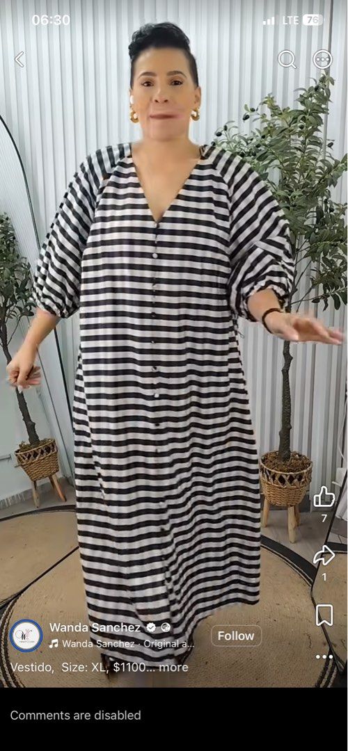 H&M gingham check button-front maxi dress (Category: Dresses) located in Maco. Submitted by mikay6011 (Listing ID 1464137214, Image 2). Description: .