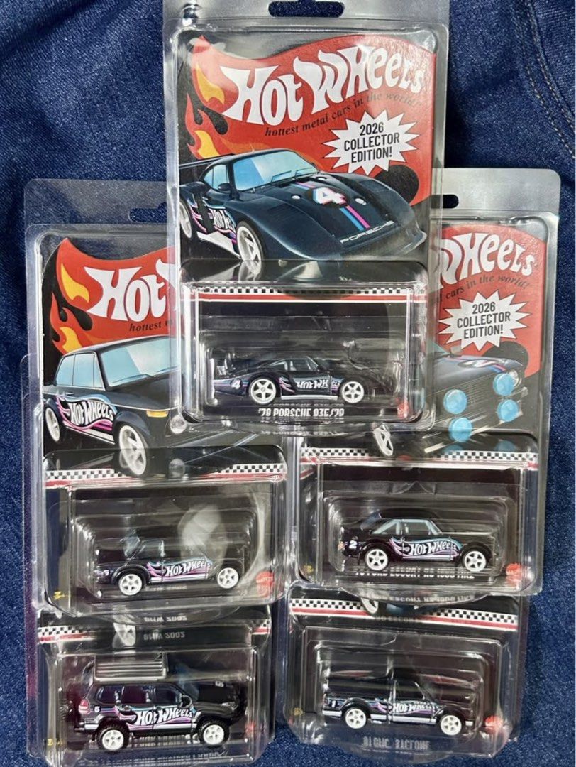 Hot Wheels 2026 Collector Edition (Category: Vehicle & Diecast Models) located in Quezon City. Submitted by xoxo.aiyon (Listing ID 1464103774, Image 1). Description: 🚨FOR SALE: HOT WHEELS 2026 COLLECTOR EDITION 🚨 Condition: Perfect Condition Available: ‘91 GMC Syclone ‘78 Ford Escort RS 1800 MK2 ‘98 Toyota Land Cruiser Prado ‘78 Porsche 935/78 2005 Toyota Land Cruiser Prado ‘78 BMW 2002 PRICE: ₱3,999 per piece ₱18,500 set.