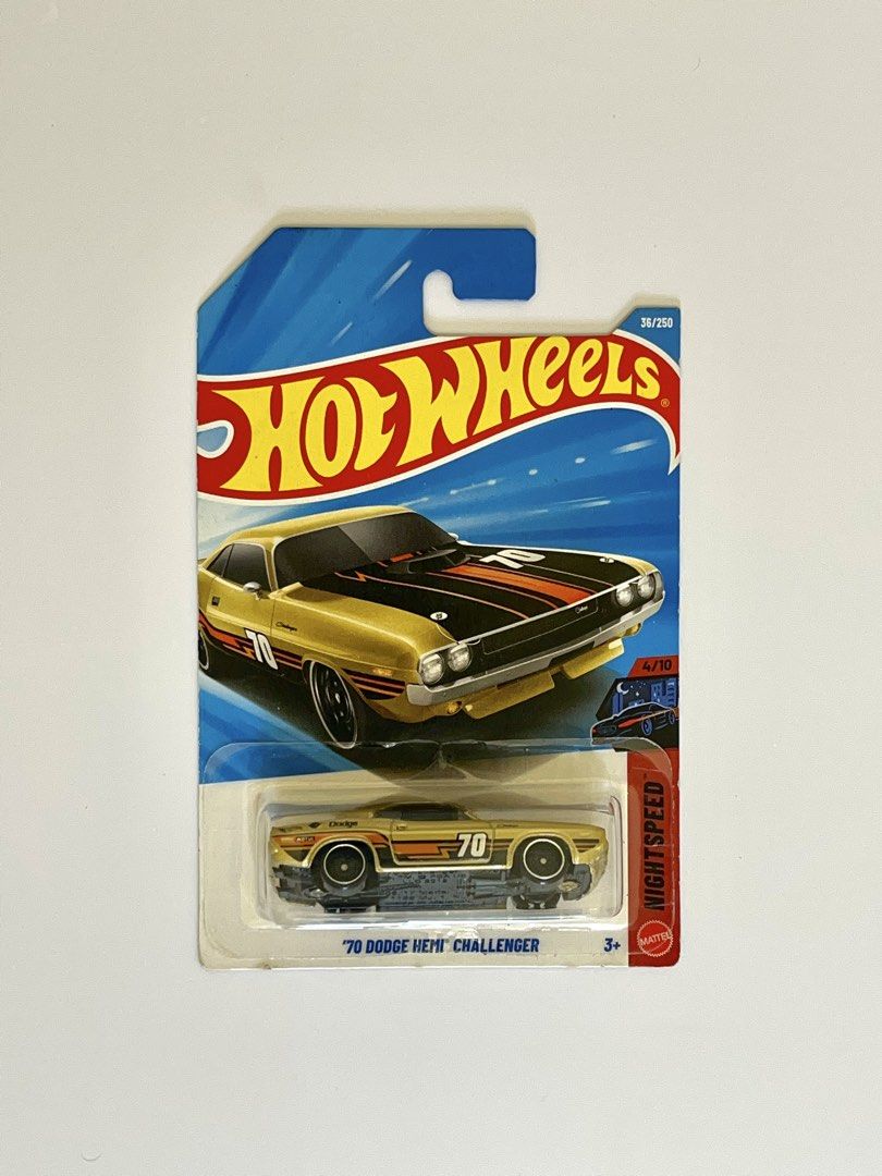 HOT WHEELS NIGHTSPEED - ‘70 DODGE HEMI CHALLENGER (Category: Vehicle & Diecast Models) located in Lian. Submitted by bluevaultph (Listing ID 1463969496, Image 1). Description: Condition: Good Condition ✅Authentic/Original Item ✅Detailed Pictures Available ✅Proof of Legitimacy Available ✅VC Available 💳MOP: GCash/Bank Transfer 🚚MOD: LBC/SPX Express 📍LOC: Lian, Batangas.