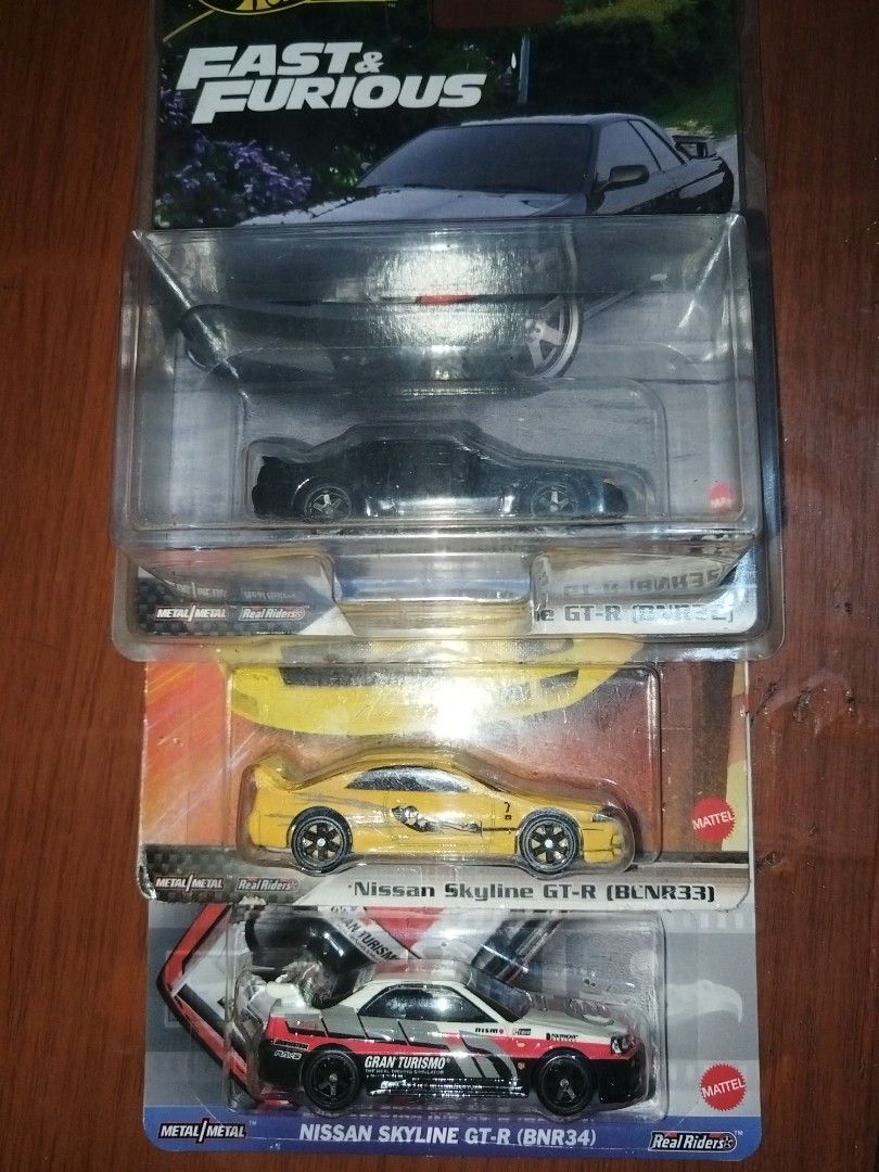 HotWheels Nissan Skyline GTR SET (Category: Kids Toys) located in Manila. Submitted by jevinjevin (Listing ID 1464003153, Image 1). Description: R32 R33 R34 set Strictly meetup/pickup only Loc: Manila, Lrt/Mrt Stations.
