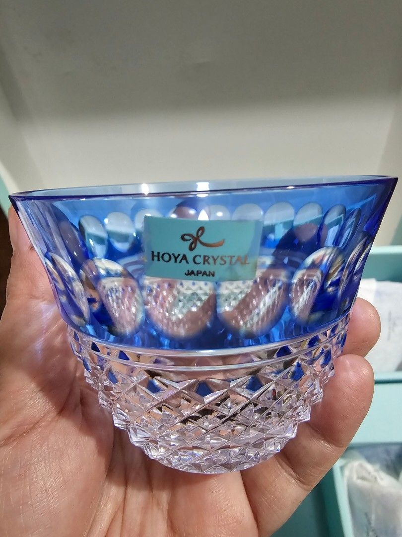 SALE❗HOYA CRYSTAL Diamond Cut Glass - 5 pcs (Category: Coffee & Tea Tableware) located in Quezon City. Submitted by senyoramaria (Listing ID 1463987585, Image 2). Description: HOYA CRYSTAL Diamond Cut Glass Can be used as small tumbler or cold tea / sake glass 3.3 inches rim diameter 2.5 inches tall Set of 5 New with box. Php2000❗.