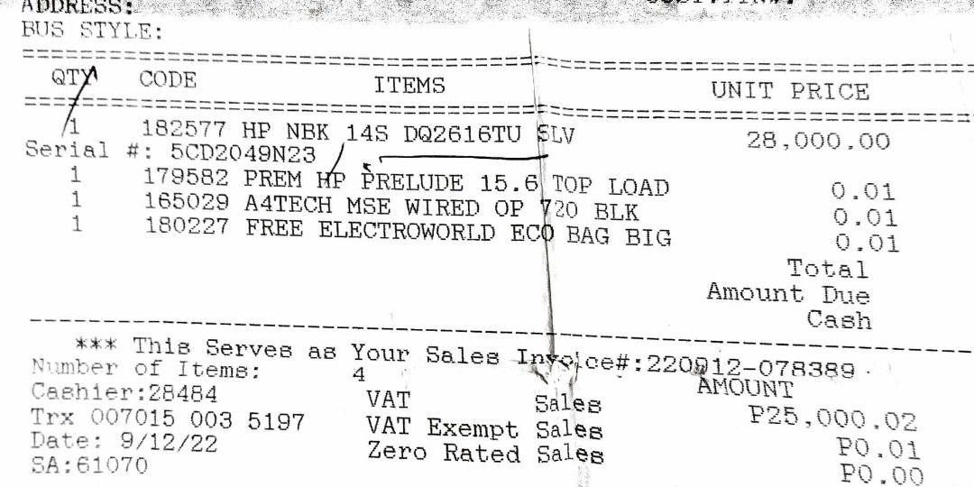 Hp laptop (Category: Laptops & Notebooks) located in Manila. Submitted by isay.ramos (Listing ID 1463964064, Image 3). Description: Pa check nalng po sa pic yung specs. NEGOTIABLE po ang price. Working po, as in nagagamit pa ng anak. Especially sa roblox. Reason for selling, need funds for starting business. Thank you.