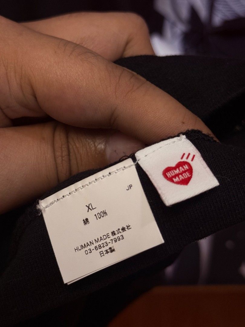 Humanmade Tee (Category: Tshirts & Polo Shirts ) located in Manila. Submitted by ajaaafightt (Listing ID 1464051278, Image 2). Description: Humanmade Tee -Size XL -Used -Good Condition -Authentic -Not Thrifted 3,295 only! Check all you want! Dm me for more info! .