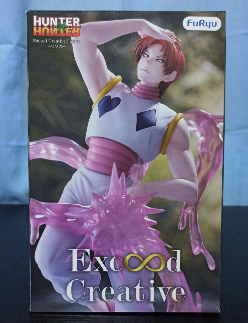 Hunter x Hunter Hisoka - FuRyu Exceed Creative Figure (Category: Figurines & Statues) located in Pasig City. Submitted by soulscyther (Listing ID 1464074849, Image 1). Description: ✨FuRyu Exceed Creative Figure - Hunter x Hunter Hisoka 🔸💯 authentic & brand new 🔸Mint-In-Box (MIB) condition 🔸approx. 20 cm (8 inches) tall NEW JP RELEASE. ON-HAND ITEM. 💳 Open to terms/installment only ₱250 minimum downpayment. 1 month to pay. 0% interest. 💵 MOP