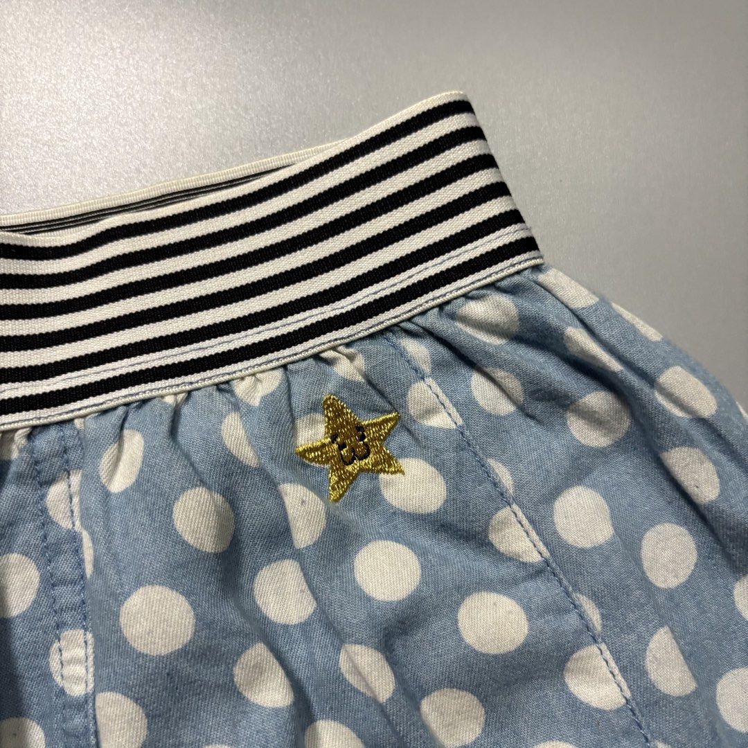 Hyoma 2000s Polka Dot Sarouel Harem Pants (Category: Other Bottoms) located in Tayabas. Submitted by tayabaskartell (Listing ID 1463964094, Image 3). Description: Hyoma 2000s Polka Dot Sarouel Harem Pants 2000s Hyoma drop-crotch sarouel pants with custom polka dots and embroidered star patch. Hyoma originated as the iconic mascot character created by Masahiro Nakagawa for his influential Japanese avant-garde label 20471120. Following the brand’s 