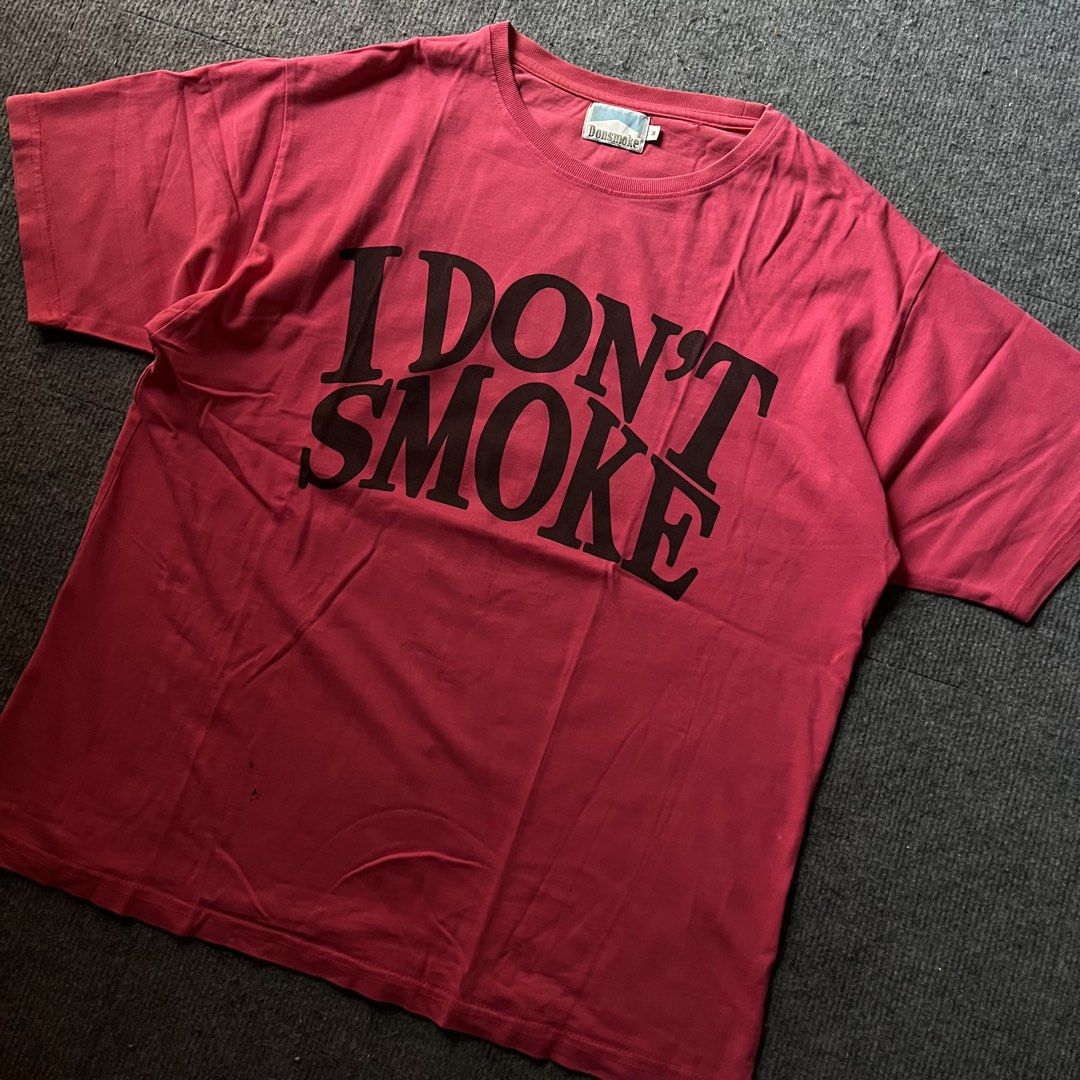 i don’t smoke (Category: Tshirts & Polo Shirts ) located in Libmanan. Submitted by tolledochr88315 (Listing ID 1463989079, Image 2). Description: excellent condition laser prints issue: have minimal stain already washed 22 x 28 large.
