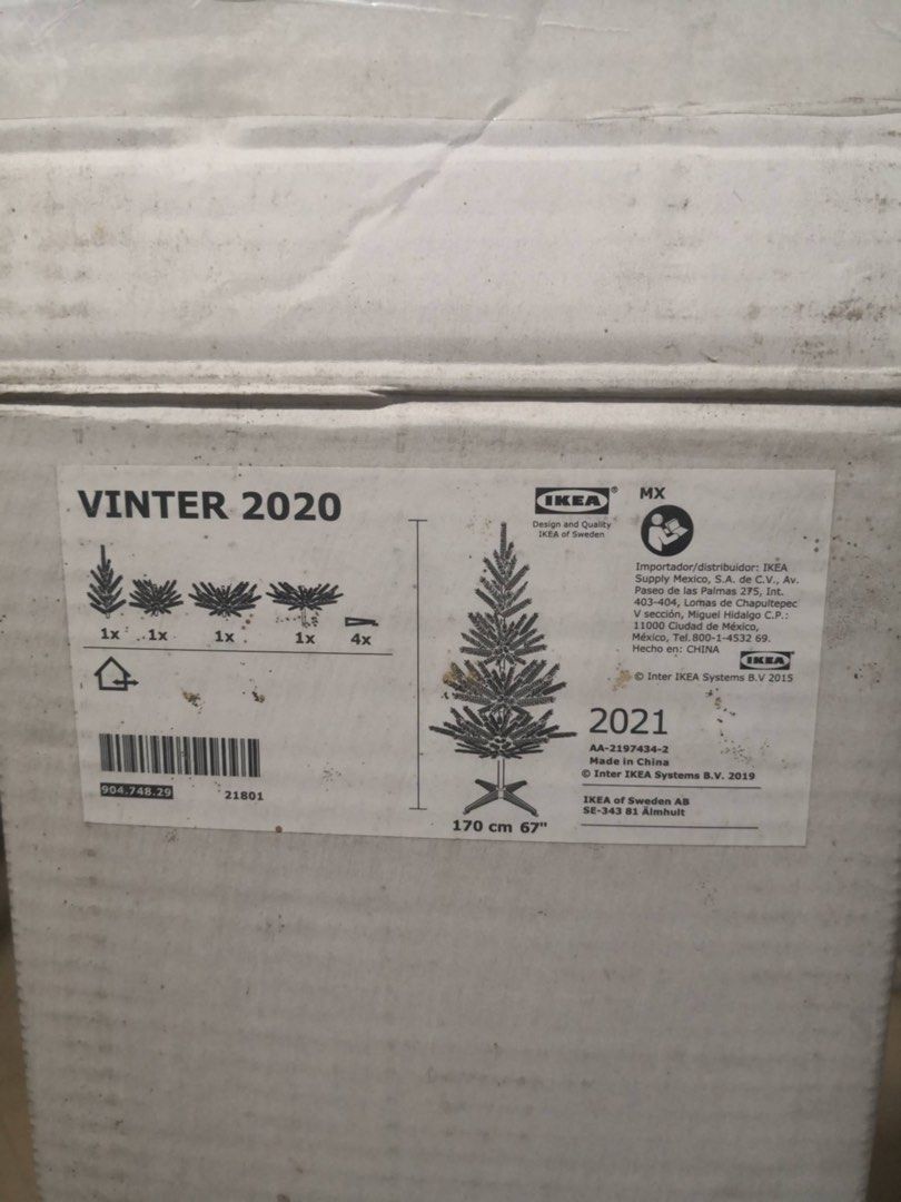 ikea christmas tree (Category: Artificial Plants & Flowers) located in Manila. Submitted by sansastarks (Listing ID 1464050851, Image 2). Description: ikea christmas tree ₱2,000 brand new 170 cm x 67 inches loc: san juan city.
